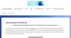 Desktop Screenshot of heddonpublishing.com